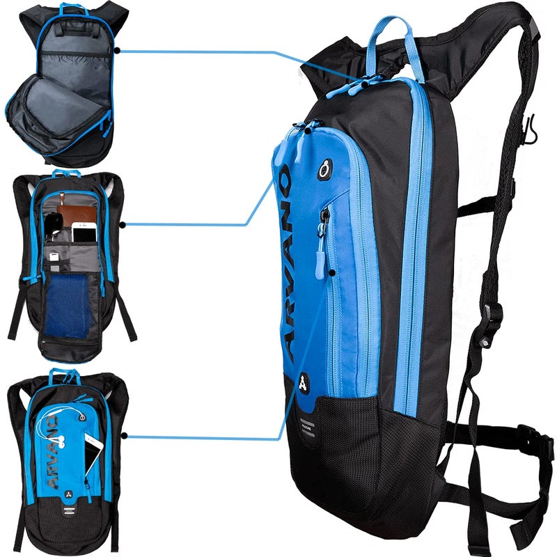 Arvano Bike Backpack Small Mountain Biking Backpack Lightweight 6l Daypack - Mtb Cycling,Hiking,Skiing,Snow Bicycle,Snowboard - Image 3
