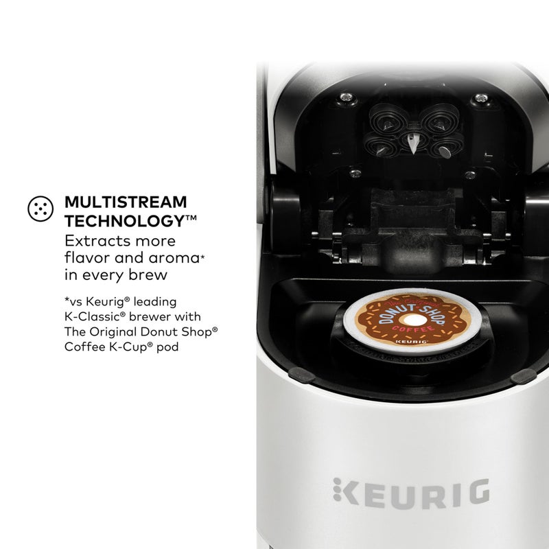 Keurig K-Supreme Single Serve K-Cup Pod Coffee Maker, MultiStream Technology, 4 Brew Sizes, 66oz Dual-Position Removable Reservoir, White - Image 4