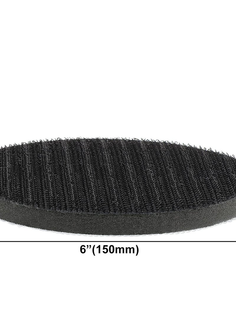 SOLARAE 6 Inch Hook and Loop Soft Foams Buffering Pad - 150mm Soft Density Interface Pads - for 6 Inch Sanding Pad - Set of 4. - Image 2