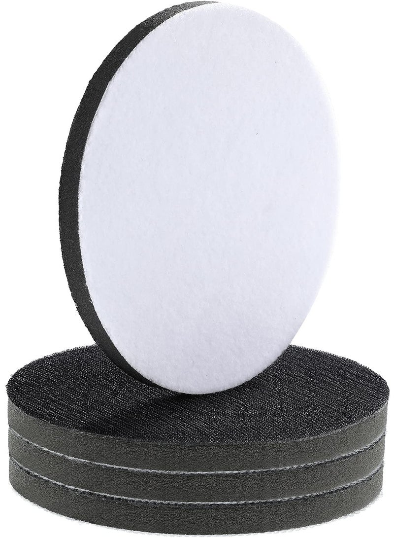 SOLARAE 6 Inch Hook and Loop Soft Foams Buffering Pad - 150mm Soft Density Interface Pads - for 6 Inch Sanding Pad - Set of 4. - Image 1