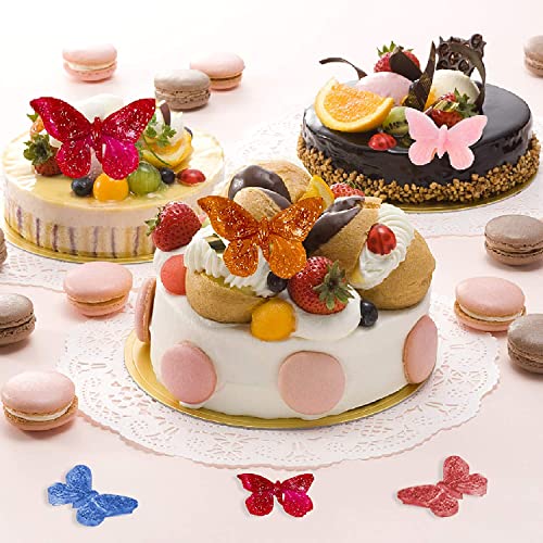 Jubilant Silicone Non-Stick Fondant Molds Mini Flower Butterfly Rose Theme Clay Molds For Cake Decoration (Size: Medium)(Color: Pink), 10.2 x 6.2 x 1.3 Centimeters - Image 5