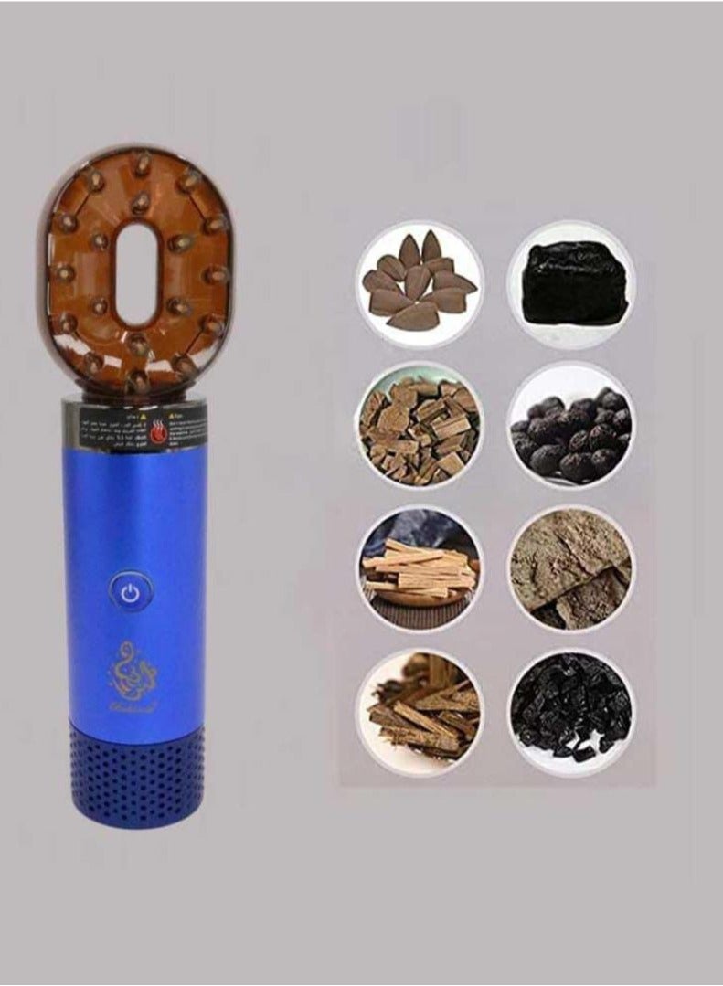 Oud Bakhoan Rechargeable Electric Bakhoor Burner with Comb Design – Portable 2-in-1 Incense Burner for Oud, Bakhoor & Home Fragrance - Image 3