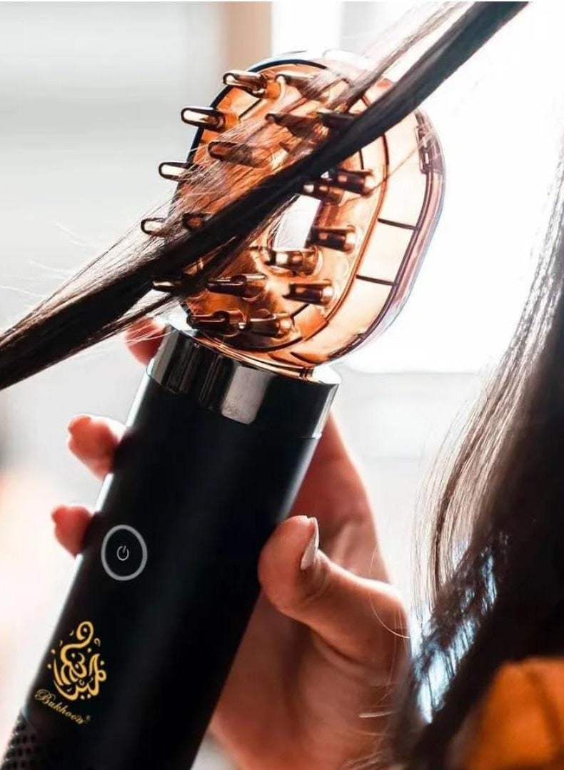 Oud Bakhoan Rechargeable Electric Bakhoor Burner with Comb Design – Portable 2-in-1 Incense Burner for Oud, Bakhoor & Home Fragrance - Image 4