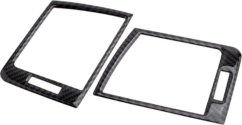 DEMULAX Carbon Fiber Dashboard Vent Trim for BMW E46 - Image 1