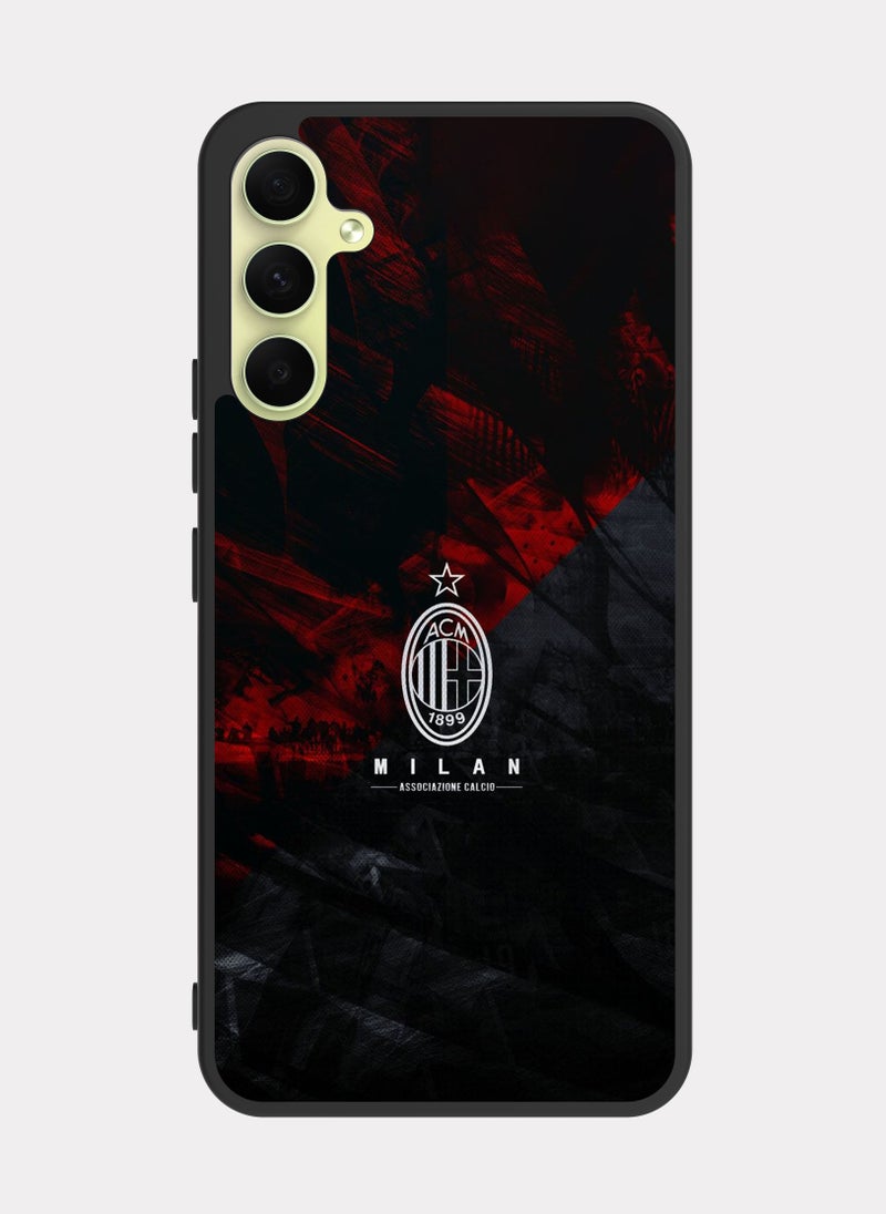 PXLAAT Samsung Galaxy A34 case cover AC Milan FC - Image 1