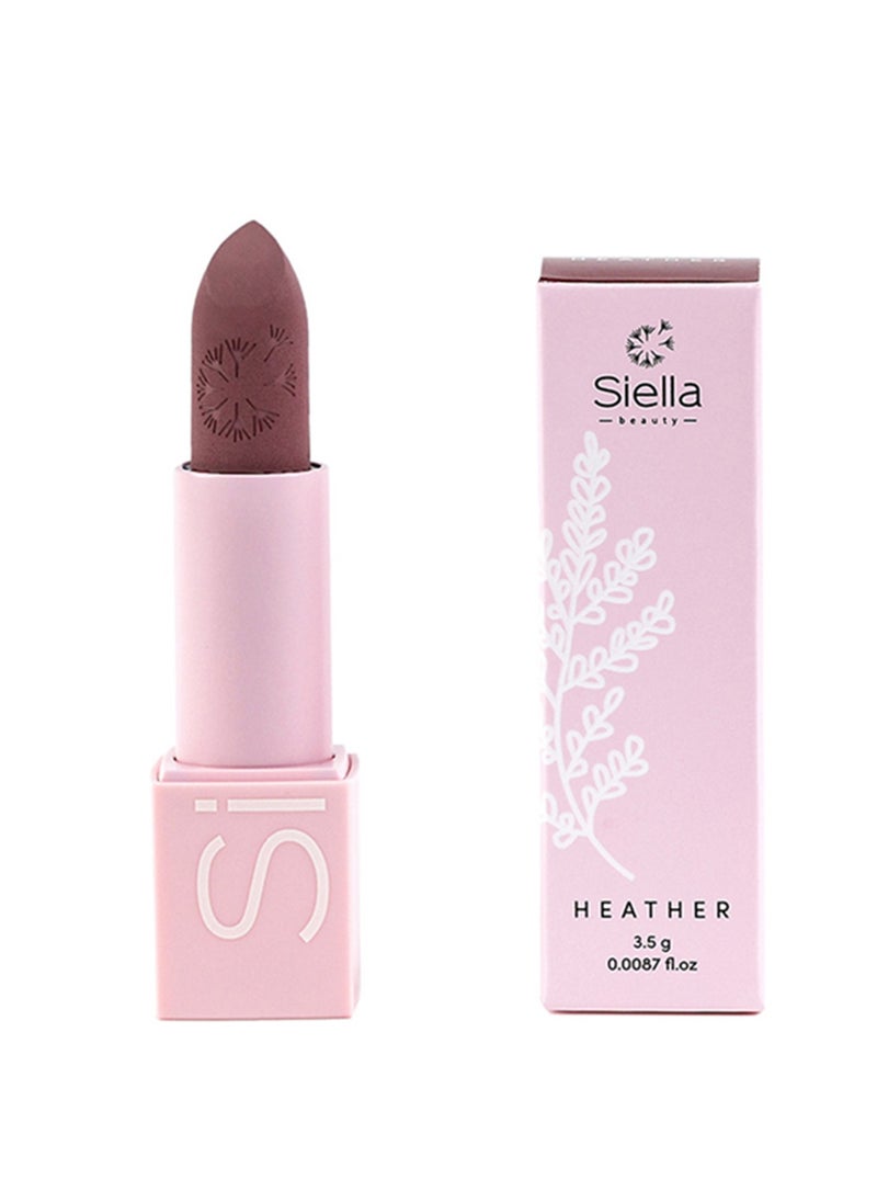 Siella Beauty Heather Flower Power Matte Lipstick,Upto 10 hr Long Lasting Lipstick, Made In Italy  - Image 2