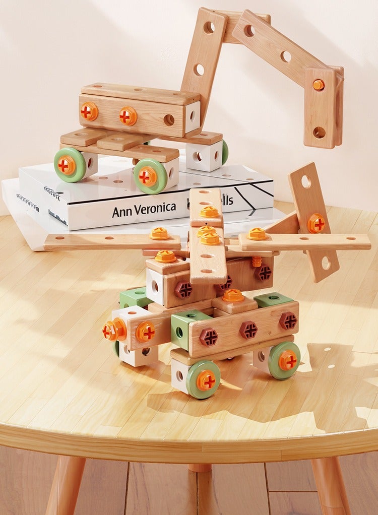 🔧 144PCS Kids Construction Tool Box Set – Electric Drill  Building Blocks – STEM Engineering Pretend Play Kit for Boys  Girls Age 3+ 🎁 - Image 5