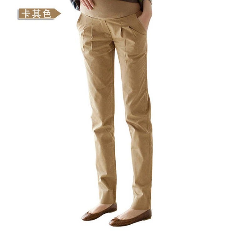 Long Niang Maternity Harem Pants Spring Autumn Korean Style Cotton Comfortable Plus Size Pregnancy Trousers - Image 2