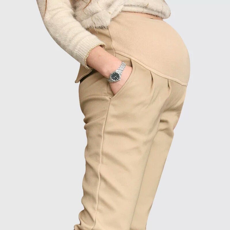 Long Niang Maternity Harem Pants Spring Autumn Korean Style Cotton Comfortable Plus Size Pregnancy Trousers - Image 3