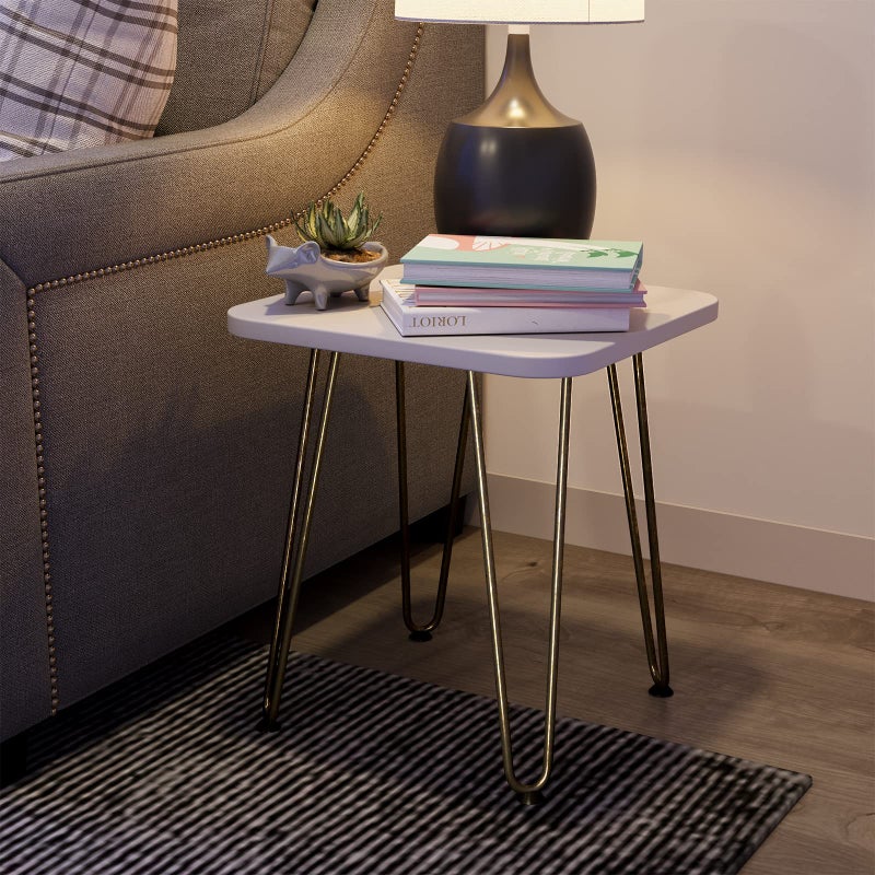 SMARTSTANDARD 16 Inch Heavy Duty Hairpin Furniture Legs, Metal Home DIY Projects for TV Stand, Sofa, Cabinet, etc with Rubber Floor Protectors Bronze 4PCS - Image 3