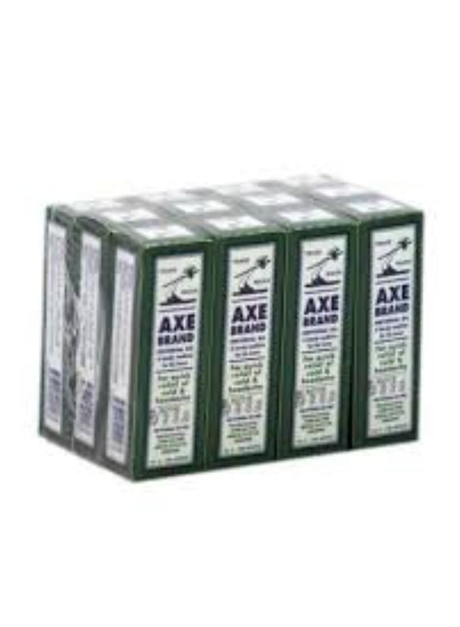 AXE BRAND  Pack Of 12*3ML Universal Oil For Quick Relief Of Cold And Headache
