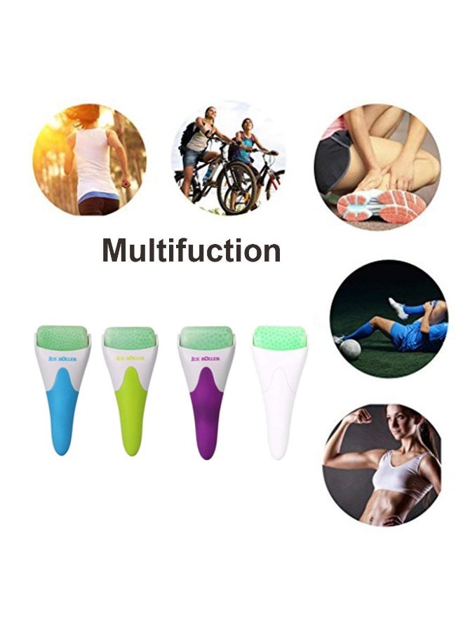 بكرة ثلج لعلاج انتفاخات الوجه والعين، والصداع النصفي، وتسكين الآلام والإصابات الطفيفة، وتدليك مضاد للشيخوخة بحجر بارد مقاوم للماء، وأدوات تمنع التجاعيد (قطعة واحدة/متعددة الألوان) - Image 4