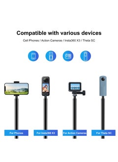 PULUZ PULUZ 3m Metal Selfie Stick Monopod for Insta360 One RS / X2 / X3  - Image 5