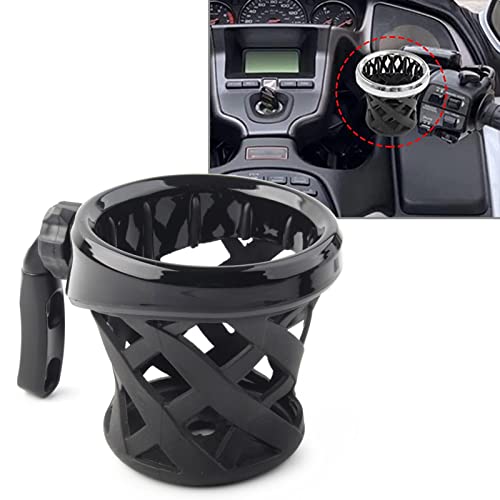 GYMARK Motorcycle Cup Holder Handlebar Cup Holder Drink Cup Holder for Honda Goldwing GL1800 F6B 2001-2023 Retention Bottle Holder (Black) - Image 1