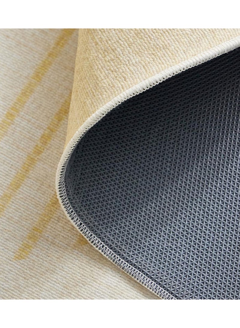 تومشو سجادة ناعمة بتصميم عصري، قابلة للغسل لغرفة المعيشة وغرفة النوم وتحت طاولة الطعام والمكتب المنزلي والديكور - Image 5