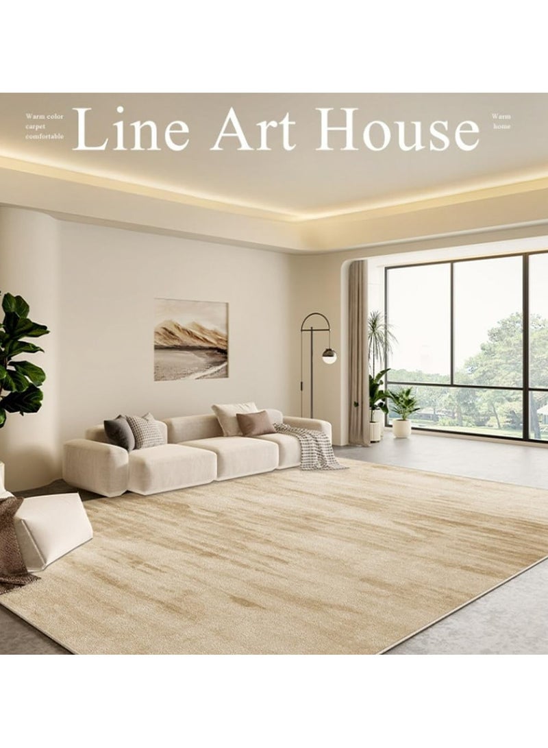 تومشو سجادة ناعمة بتصميم عصري، قابلة للغسل لغرفة المعيشة وغرفة النوم وتحت طاولة الطعام والمكتب المنزلي والديكور - Image 3