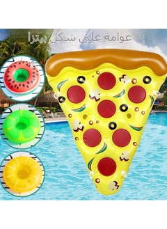 General Pizza Floating Row Inflatable PVC Adult Water Lounger Entertainment Floating Bed Mount Photo Taken  - Image 2