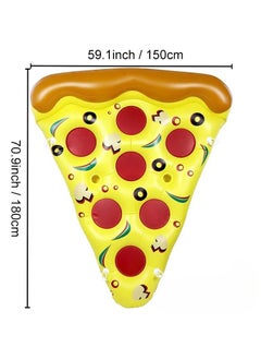 General Pizza Floating Row Inflatable PVC Adult Water Lounger Entertainment Floating Bed Mount Photo Taken  - Image 3