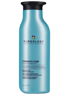 PUREOLOGY Pureology Strength Cure Shampoo | For Damaged, Color-Treated Hair | Fortifies & Strengthens Hair | Sulfate-Free | Vegan  - Image 1