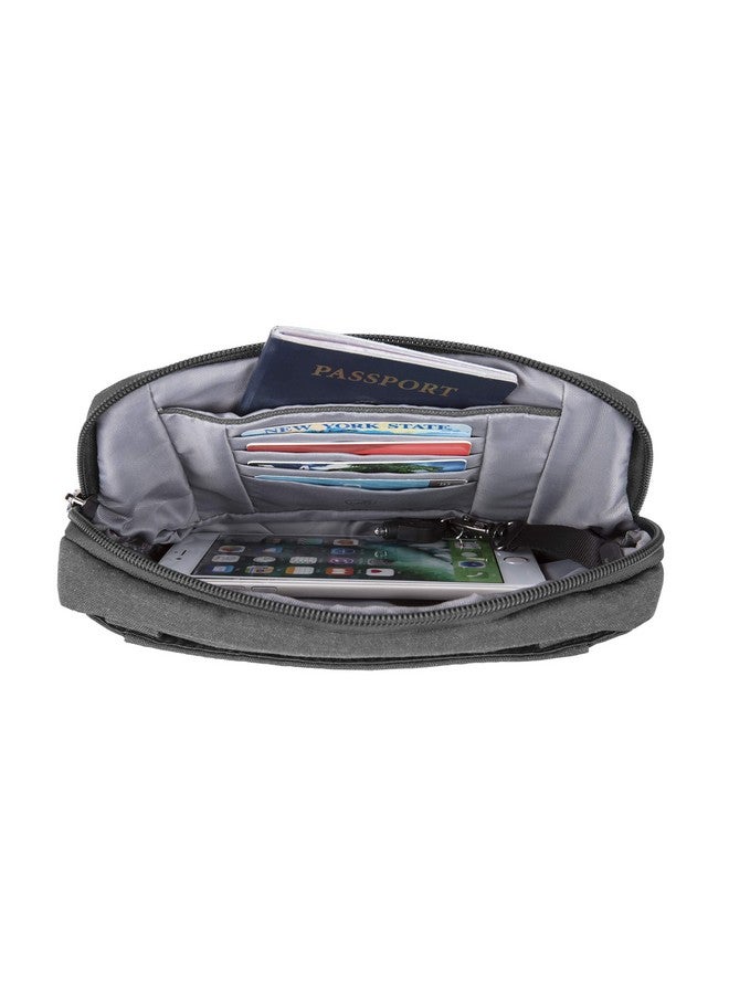 Travelon حقيبة نسائية مضادة للسرقة ميترو قابلة للتحويل رمادي فاتح مقاس واحد - Image 3