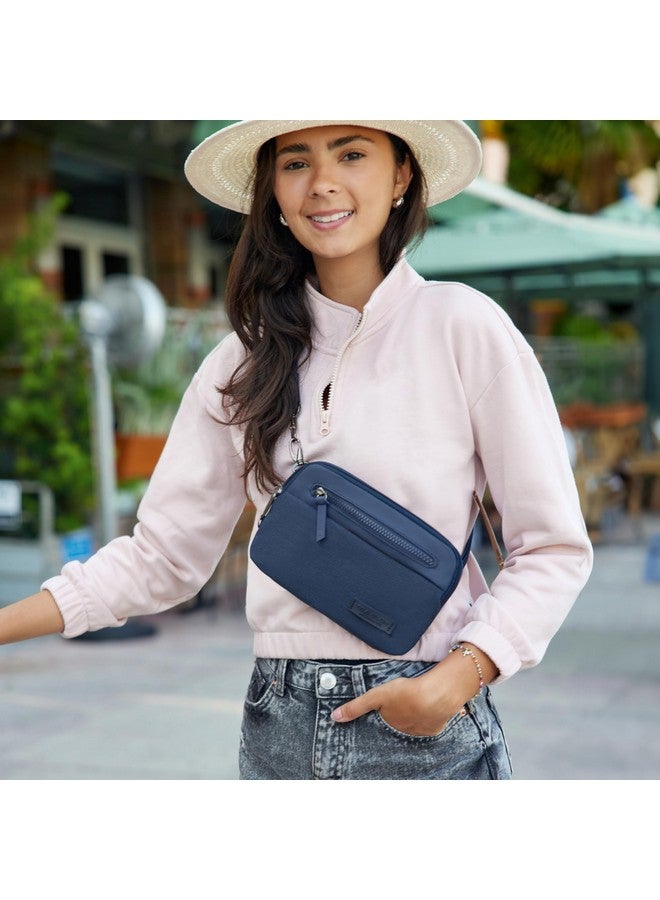 Travelon حقيبة نسائية مضادة للسرقة ميترو قابلة للتحويل رمادي فاتح مقاس واحد - Image 2