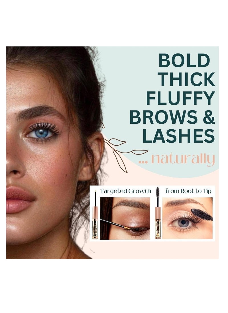 Live Fraiche - Organic Castor Oil for Face Glass Bottle 2oz + FREE Mascara Tube Lash Growth Serum - USDA 100% Pure Cold Pressed Unrefined Hair Growth Oil for Eyelashes - Image 1