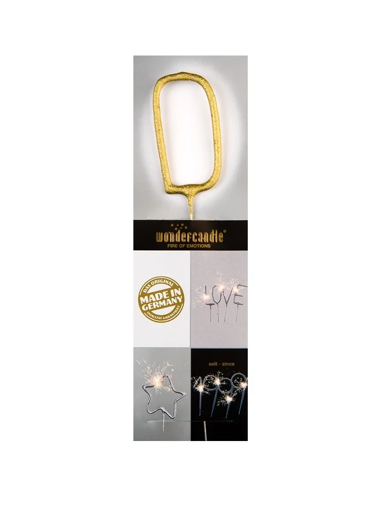 Wondercandle Gold Sparkler Candle D