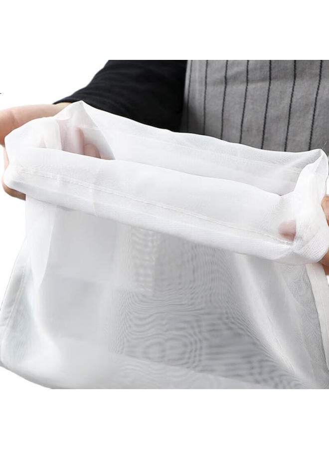 All-round Gauze Filter Mesh For Soy Milk And Tofu, Strainer, Sieve, Strainer Cloth, Chinese Herbal Medicine Strainer Bag, 2 Pieces, 20*30Cm, 120 Mesh - Image 2
