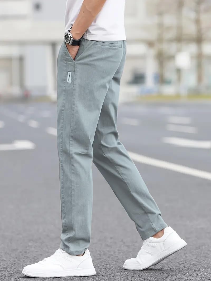 JVX Men Trouser || Men Trouser Pants (TROUSER-02-GREY-32) - Image 3
