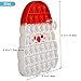 AIZIXIN Christmas Pop Bubble Fidget Sensory Toys Santa Claus Squeeze Sensory Toys Christmas Novelty Gifts for Kids Stress Relief and AntiAnxiety Tools for Kids and Adults - Image 4