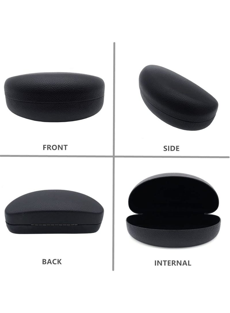 SOLARAE Hard Shell Eyeglasses Case, 2 PACK Protective Case For Sunglasses and Eyeglasses, Sunglasses Case Concise, Suitable for storing men's and women's glasses, Yellow and Black - Image 3