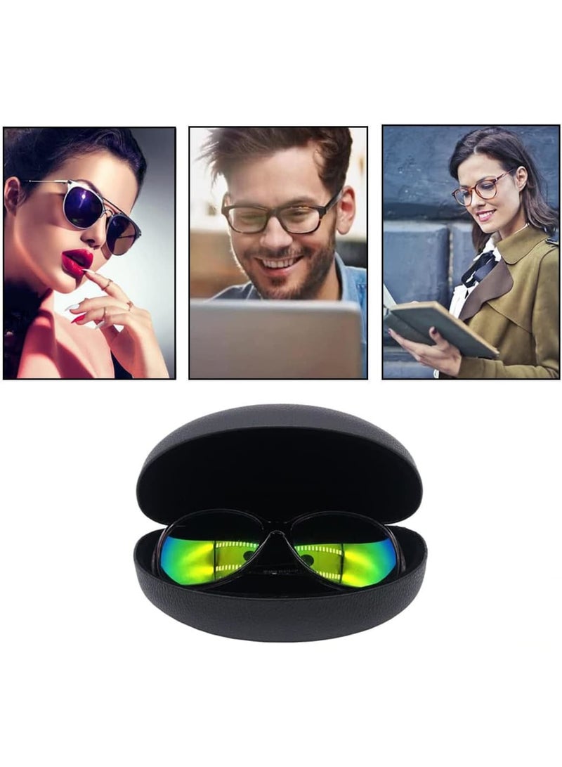 SOLARAE Hard Shell Eyeglasses Case, 2 PACK Protective Case For Sunglasses and Eyeglasses, Sunglasses Case Concise, Suitable for storing men's and women's glasses, Yellow and Black - Image 5