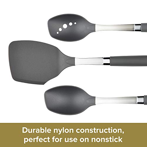 Anolon 10-Piece Nylon Mixed Tool Set, Graphite - Image 4