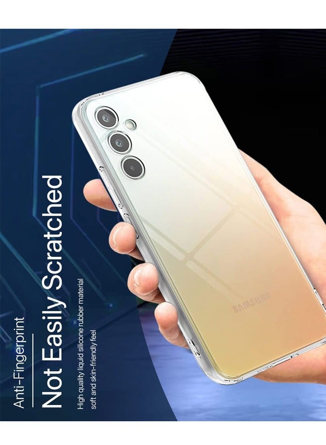 Waldic Silicone Protective Back Cover For Samsung Galaxy A34 5G - Clear - Image 3
