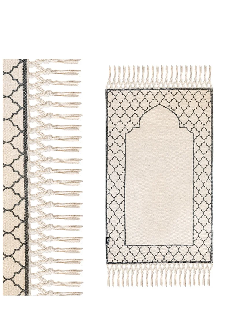 خمسة خمسه ميني | سجادة صلاة للأطفال الرمادي - رمادي (55x100 سم)