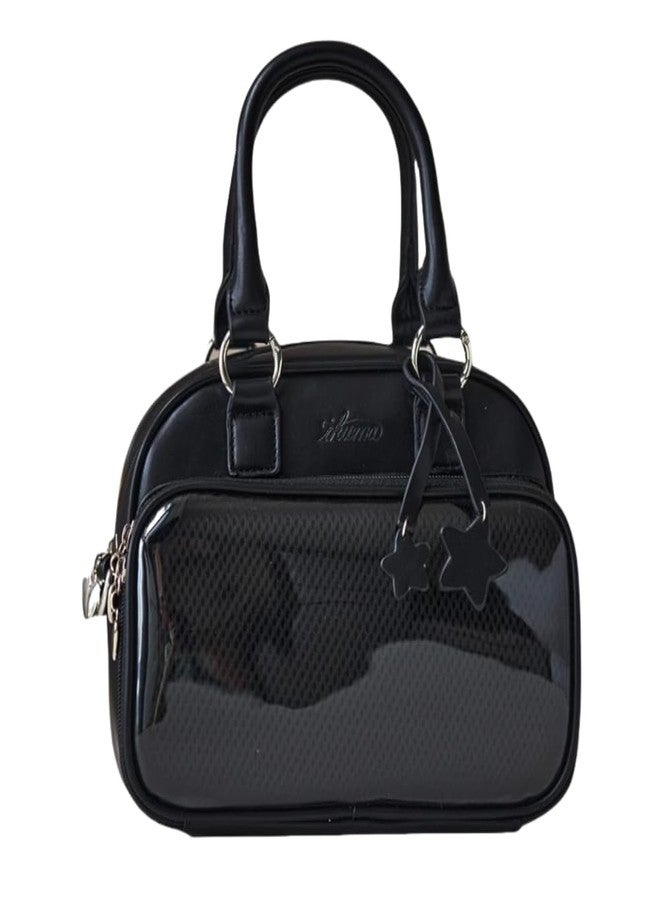 Vobomo Ita Bag Ita Backpack with Insert Big Capacity Single Shoulder Bag Crossbody Bag Y2k Handbag Commuter Bag (Black) - Image 1