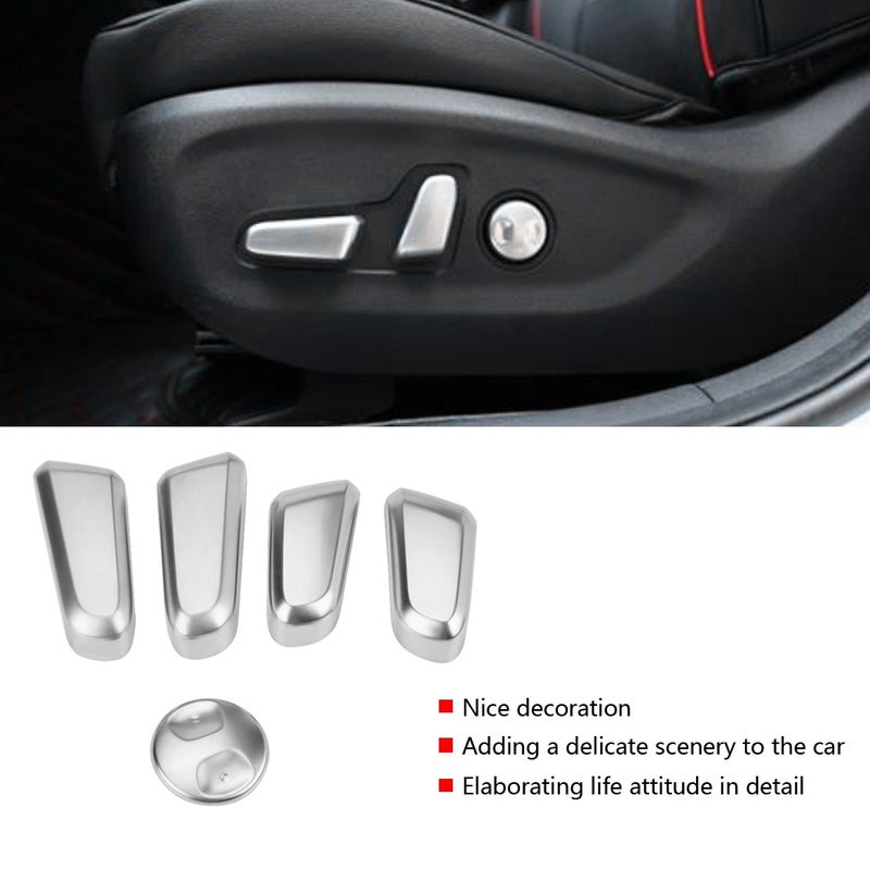 Car Seat Button Cover: High-Quality ABS Material, Anti-Rust Wear-Resistant - Exquisite Workmanship, Easy To Install Car Seat Button Trim for Kia Sportage KX5 QL 2015-2018 Car Interior Upgrade - Image 4