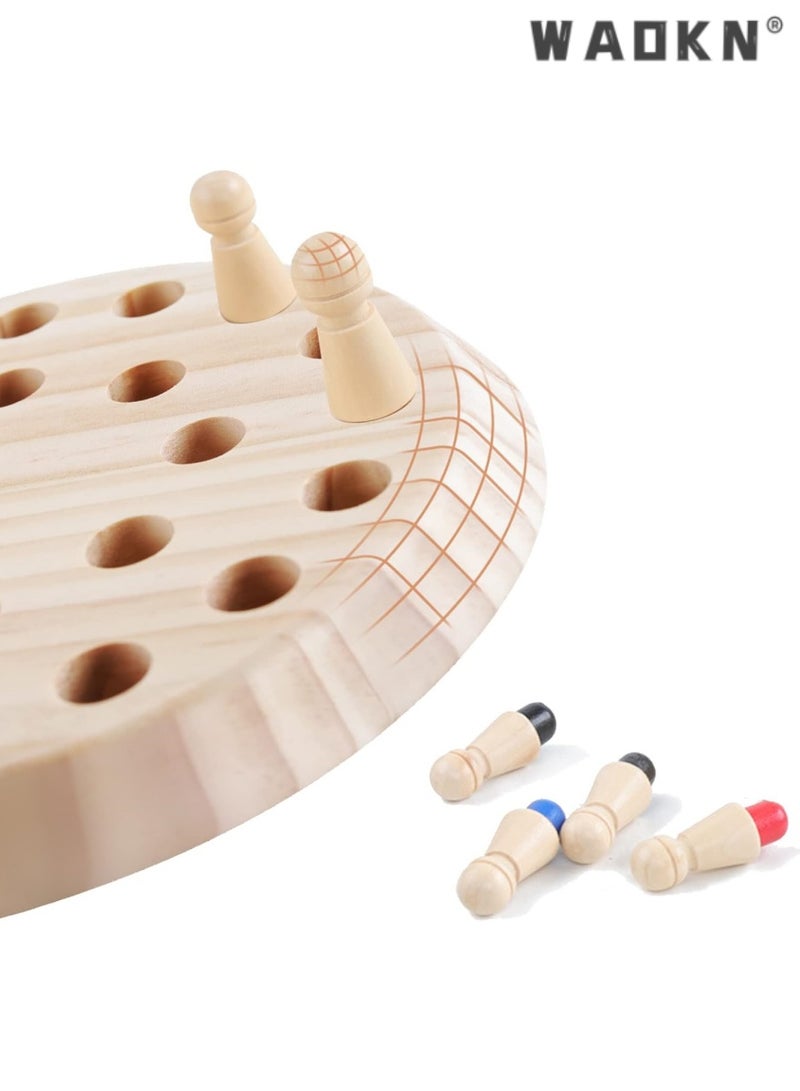 دبليو أيه أو كي أن لعبة مونتيسوري من 4 سنوات، لعبة تعلم الشطرنج الذاكرة، لعبة تعليمية من 4 سنوات، لعبة الذاكرة، تحسن الذاكرة وإدراك الألوان، هدايا عيد ميلاد للأطفال - Image 2