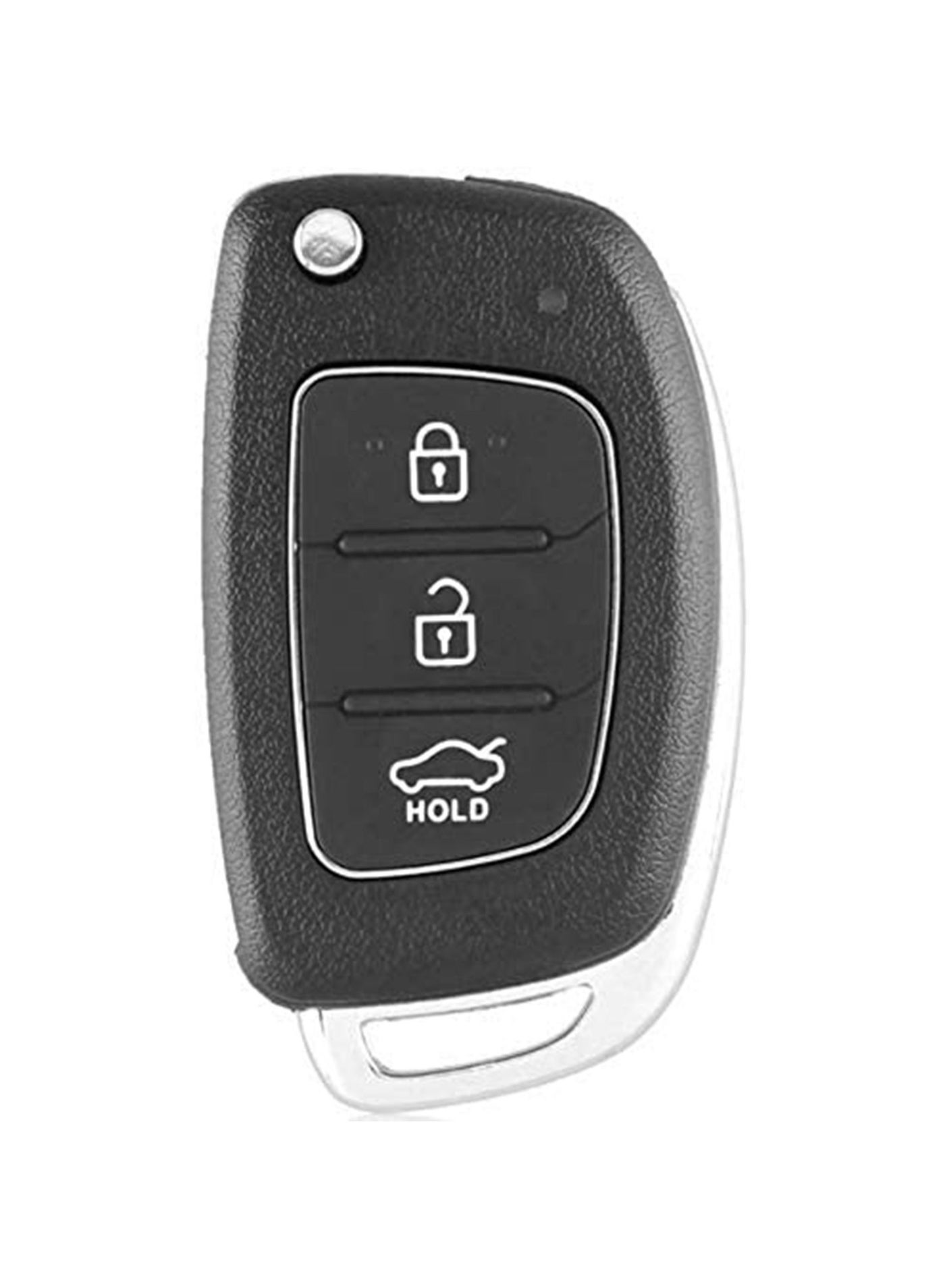 Folding Smart Car Key, 3 Buttons Keyless Entry Remote Case, Replacement Remote Car Key key Shell Repair for Mistra Hyundai HB20 SANTA FE IX35 IX45 Key Cover Case