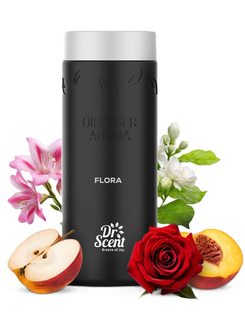 Dr Scent Dr Scent Diffuser Aroma Oil - Made with Organic Ingredients | Ideal for Offices, Homes, Hotels & Spas - FLORA 500 ml  - Image 1