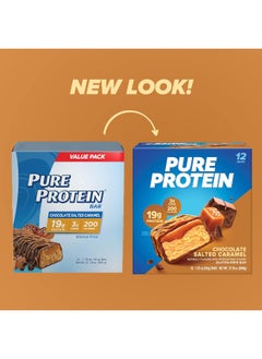Pure Protein High Protein Nutritious Snacks To Support Energy Low Sugar Gluten Free Bar, 1.76Oz, Pack Of 12  - Image 2