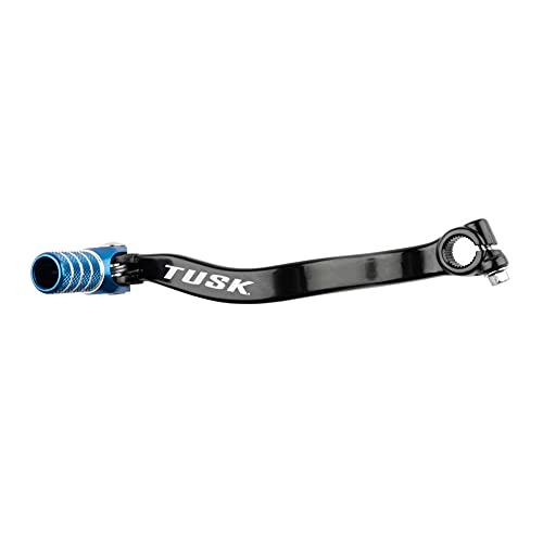 Tusk Folding Shift Lever BlackBlue Tip Compatible with Suzuki RM85 20022023RM80 19892001 - Image 1