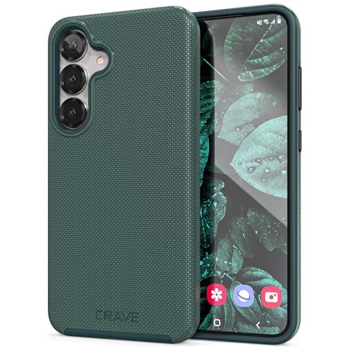 Crave Dual Guard Compatible with Samsung Galaxy S25 Plus Case, Shockproof Protection Dual Layer Case for Samsung Galaxy S25 Plus - Forest Green - Image 1