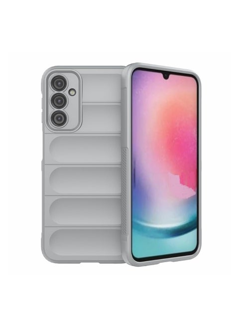 Phone case cover Magic Shield TPU + Silicone Shockproof Phone Case For Samsung Galaxy A24 (Grey)