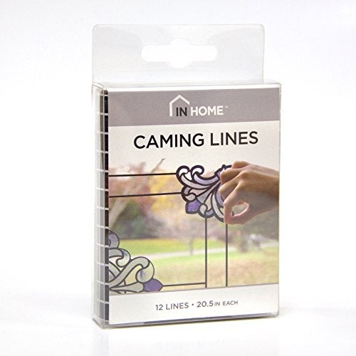 Inhome In Home InHome NH2366 Caming Line Stained Glass Decals, Black - Image 3