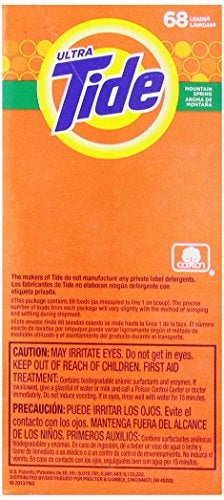 Tide Powder Laundry Detergent, Mountain Spring, 68 loads, 95 oz - Image 2