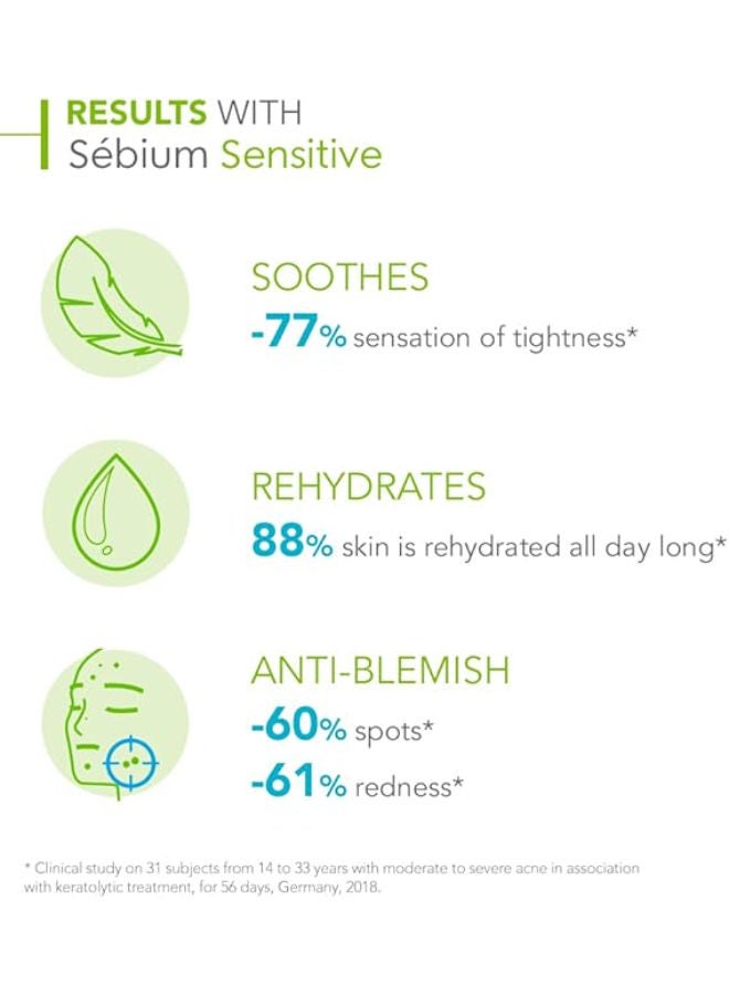 بيوديرما Sébium Sensitive Calming Anti Imperfections white 30ml - Image 5