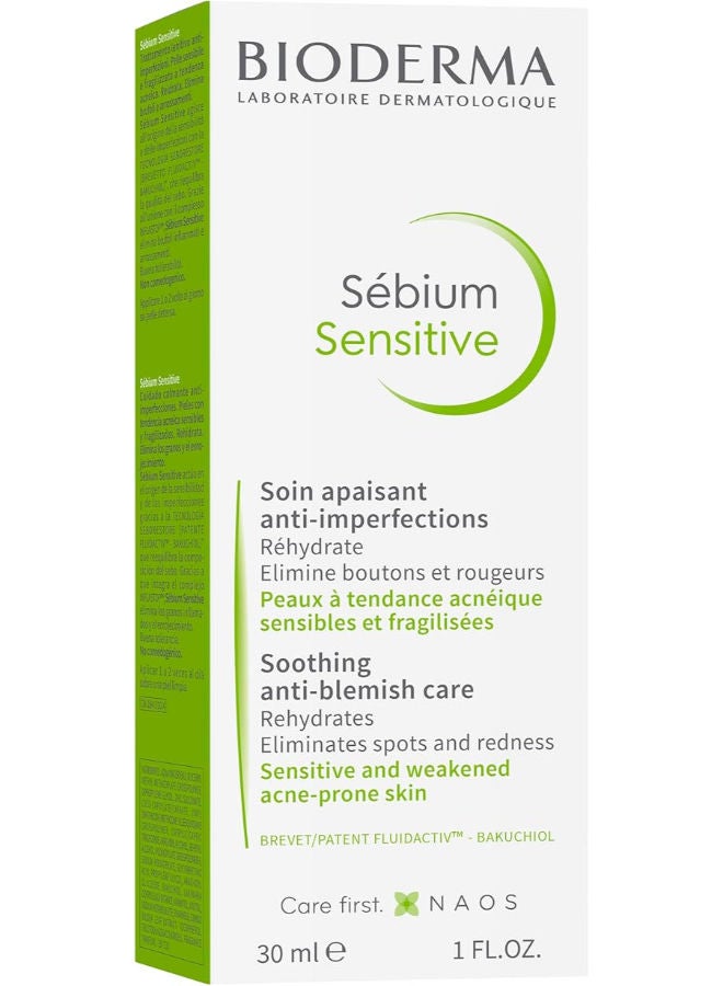 بيوديرما Sébium Sensitive Calming Anti Imperfections white 30ml - Image 2