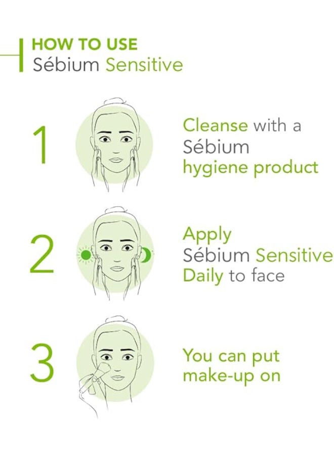 بيوديرما Sébium Sensitive Calming Anti Imperfections white 30ml - Image 4