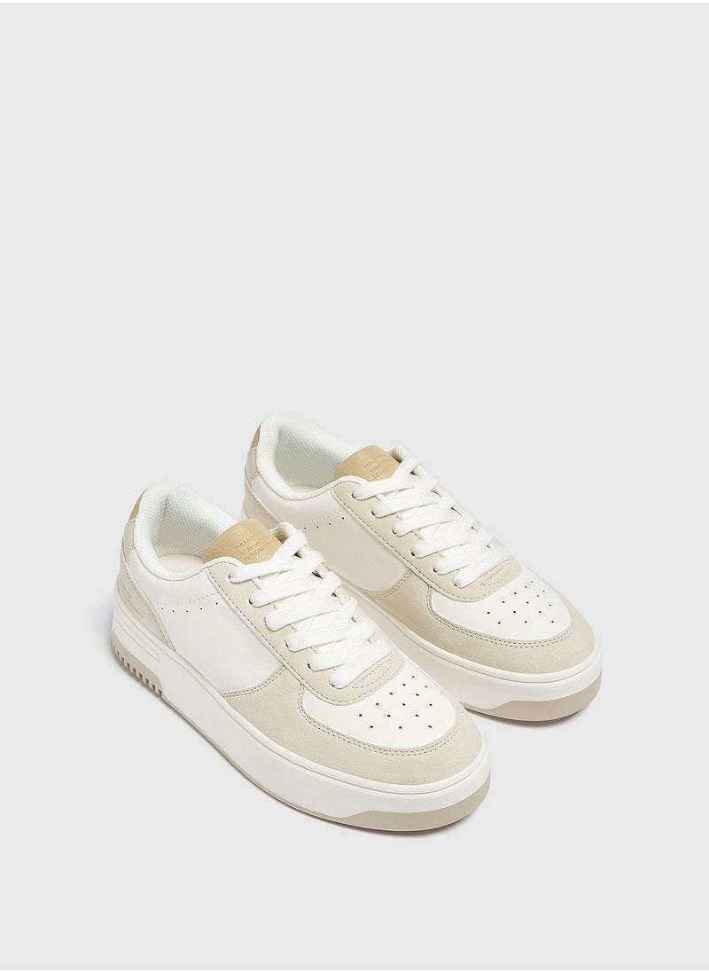 PULL&BEAR Casual platform trainers  - Image 2